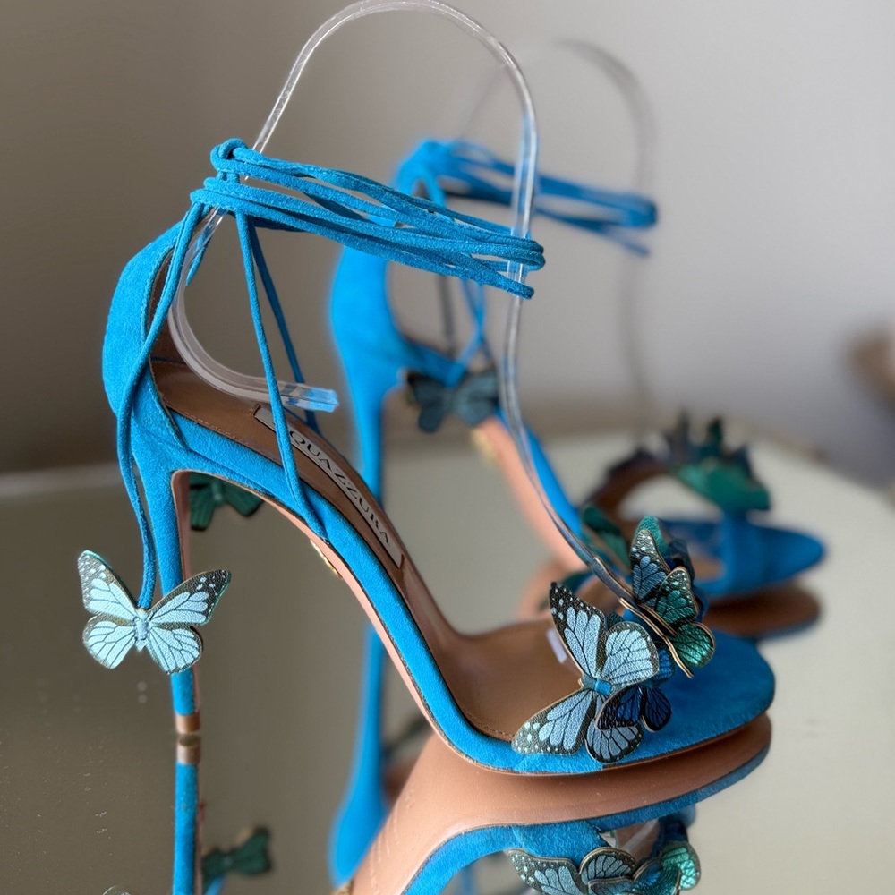 Aquazzura Papillon Sandal 105 35.5 $950 - Picture 10 of 15